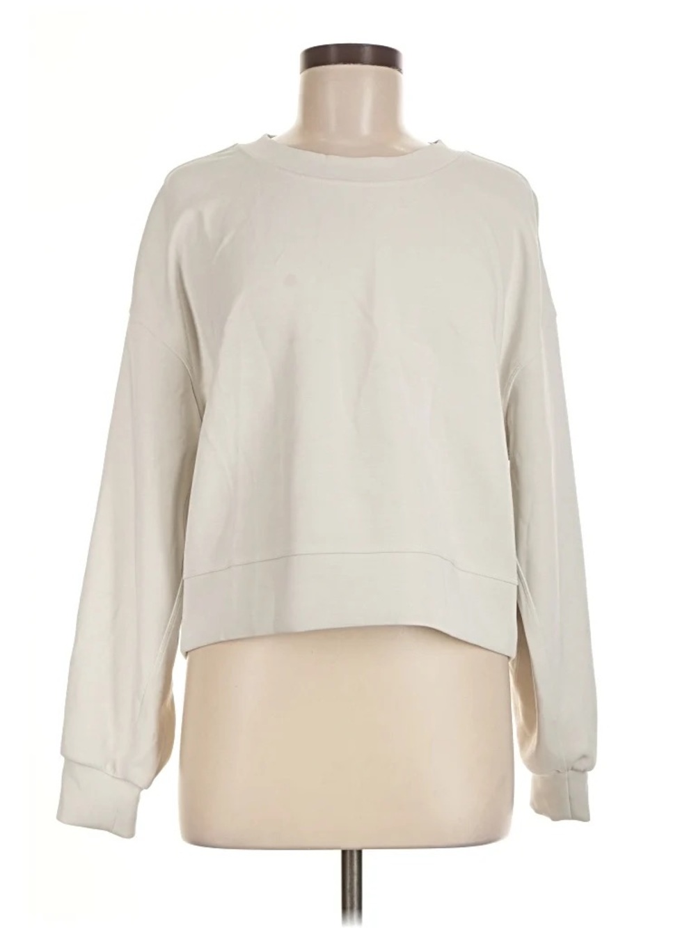 lululemon athletica Cream Crewneck Sweatshirt